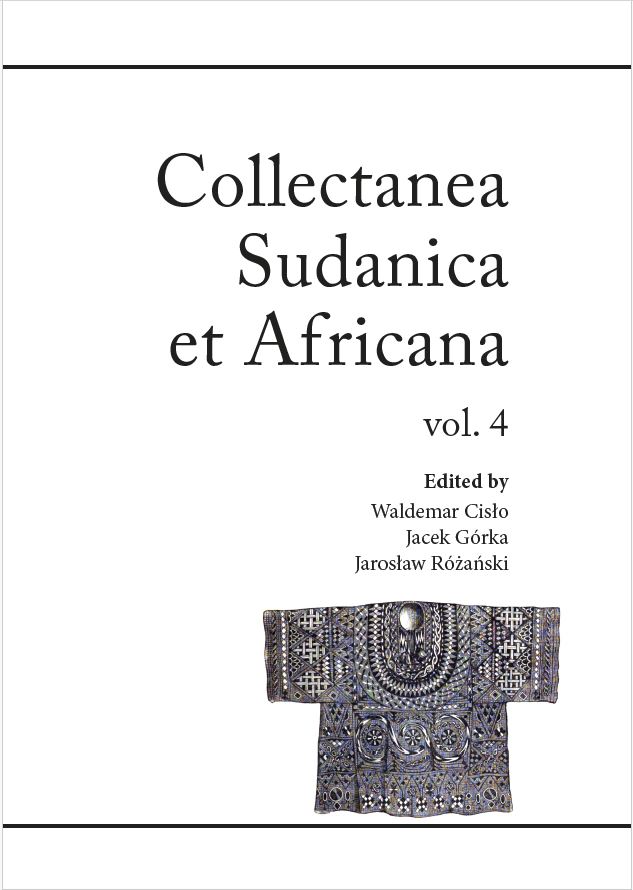 okladka Collectanea Sudanica et Africana